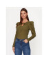 Vero Moda Блуза 10296235 Зелен Tight Fit - Pepit.bg