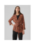 Vero Moda Блуза Easy 10297344 Кафяв Relaxed Fit - Pepit.bg