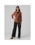 Vero Moda Блуза Easy 10297344 Кафяв Relaxed Fit - Pepit.bg