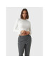 Vero Moda Блуза Hati 10275570 Бял Slim Fit - Pepit.bg