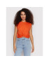 Vero Moda Блуза June 10262295 Оранжев Regular Fit - Pepit.bg