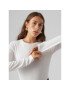 Vero Moda Блуза Roma 10293830 Бял Slim Fit - Pepit.bg