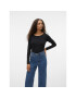 Vero Moda Боди AWARE Heaven 10298465 Черен Slim Fit - Pepit.bg