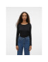 Vero Moda Боди AWARE Heaven 10298465 Черен Slim Fit - Pepit.bg