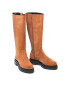 Vero Moda Ботуши Ella 10262652 Кафяв - Pepit.bg