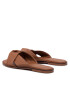 Vero Moda Чехли Vmsmooth Leather Sandal 10265527 Кафяв - Pepit.bg