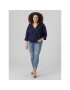 Vero Moda Curve Блуза 10289457 Син Regular Fit - Pepit.bg