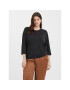 Vero Moda Curve Блуза Evabia 10279540 Черен Regular Fit - Pepit.bg