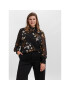 Vero Moda Curve Блуза Nilla 10264928 Черен Regular Fit - Pepit.bg