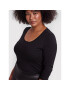 Vero Moda Curve Блуза Paxi 10251959 Черен Tight Fit - Pepit.bg