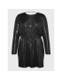 Vero Moda Curve Коктейлна рокля Kalla 10278226 Черен Regular Fit - Pepit.bg