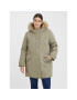 Vero Moda Curve Парка Trok 10267442 Зелен Regular Fit - Pepit.bg