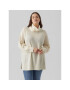 Vero Moda Curve Поло Sayla 10276895 Бежов Regular Fit - Pepit.bg