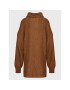 Vero Moda Curve Поло Sayla 10276895 Кафяв Regular Fit - Pepit.bg