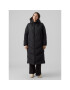 Vero Moda Curve Пухено яке Lee 10276461 Черен Regular Fit - Pepit.bg