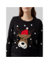 Vero Moda Curve Пуловер Tinsel 10279541 Черен Regular Fit - Pepit.bg