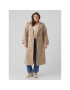 Vero Moda Curve Тренч 10287234 Кафяв Regular Fit - Pepit.bg