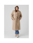 Vero Moda Curve Тренч 10287234 Кафяв Regular Fit - Pepit.bg