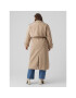 Vero Moda Curve Тренч 10287234 Кафяв Regular Fit - Pepit.bg