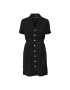 Vero Moda Рокля тип риза Harper 10283698 Черен Standard Fit - Pepit.bg