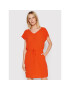 Vero Moda Ежедневна рокля Sallini 10266793 Оранжев Regular Fit - Pepit.bg