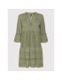 Vero Moda Ежедневна рокля Honey 10272501 Зелен Regular Fit - Pepit.bg