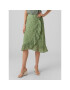 Vero Moda Миди пола Sara 10282448 Зелен Regular Fit - Pepit.bg