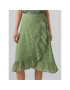 Vero Moda Миди пола Sara 10282448 Зелен Regular Fit - Pepit.bg