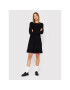 Vero Moda Плетена рокля Nancy 10206027 Черен Regular Fit - Pepit.bg