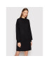 Vero Moda Плетена рокля Nancy 10249116 Черен Relaxed Fit - Pepit.bg