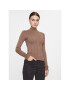 Vero Moda Поло 10293750 Кафяв Regular Fit - Pepit.bg