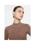 Vero Moda Поло 10293750 Кафяв Regular Fit - Pepit.bg