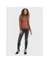 Vero Moda Поло Mella 10271620 Кафяв Regular Fit - Pepit.bg