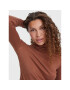 Vero Moda Поло Mella 10271620 Кафяв Regular Fit - Pepit.bg