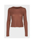 Vero Moda Поло Mella 10271620 Кафяв Regular Fit - Pepit.bg