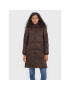 Vero Moda Пухено яке Uppsala 10270146 Кафяв Regular Fit - Pepit.bg