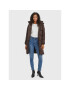 Vero Moda Пухено яке Uppsala 10270146 Кафяв Regular Fit - Pepit.bg