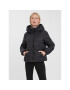 Vero Moda Пухено яке 10273951 Черен Regular Fit - Pepit.bg