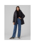 Vero Moda Пухено яке 10291052 Черен Regular Fit - Pepit.bg