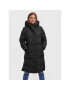 Vero Moda Пухено яке Erica Holly 10251595 Черен Regular Fit - Pepit.bg