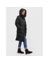 Vero Moda Пухено яке Erica Holly 10251595 Черен Regular Fit - Pepit.bg
