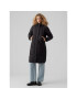 Vero Moda Пухено яке Margaret 10270066 Черен Regular Fit - Pepit.bg