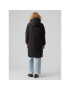 Vero Moda Пухено яке Margaret 10270066 Черен Regular Fit - Pepit.bg