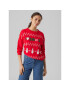 Vero Moda Пуловер 10292667 Червен Regular Fit - Pepit.bg
