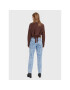 Vero Moda Пуловер Ayla 10274866 Кафяв Relaxed Fit - Pepit.bg