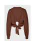 Vero Moda Пуловер Ayla 10274866 Кафяв Relaxed Fit - Pepit.bg
