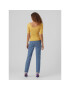 Vero Moda Пуловер Estela 10277850 Жълт Slim Fit - Pepit.bg