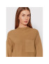Vero Moda Пуловер Nancy 10260585 Кафяв Regular Fit - Pepit.bg
