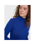 Vero Moda Пуловер Willow 10271000 Тъмносин Slim Fit - Pepit.bg