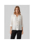 Vero Moda Риза Bumpy 10275283 Бял Regular Fit - Pepit.bg